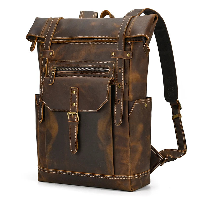 Sac à Dos Cuir Homme Marron Vintage | Arthur