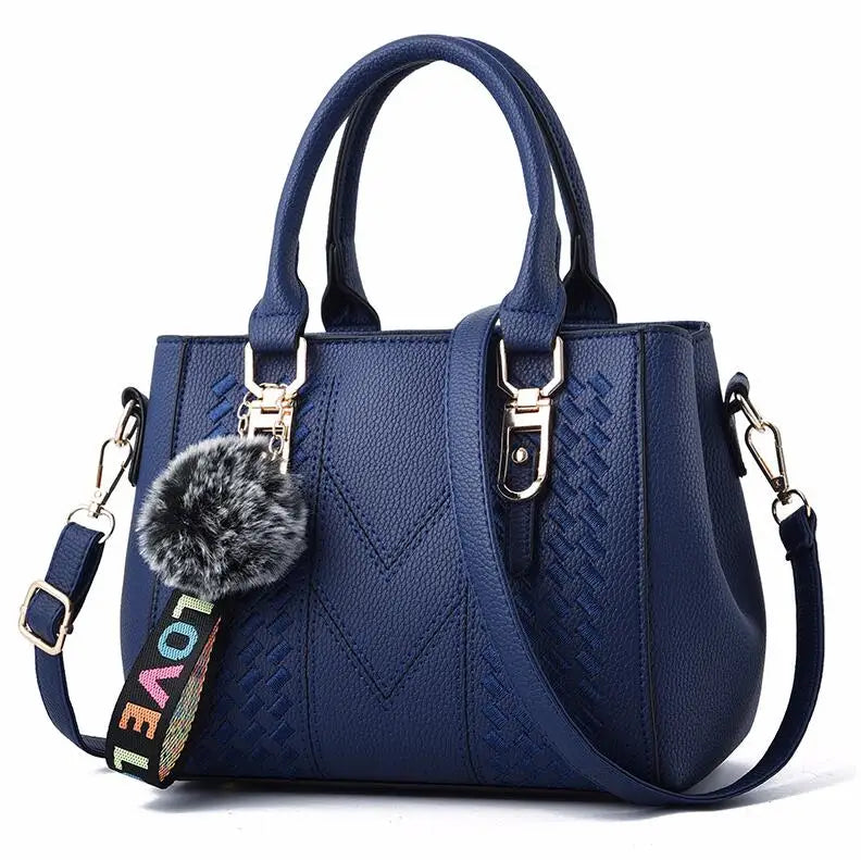 Sac bandoulière femme en similicuir multi-poche -Veana
