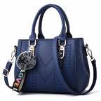 Sac bandoulière femme en similicuir multi-poche -Veana