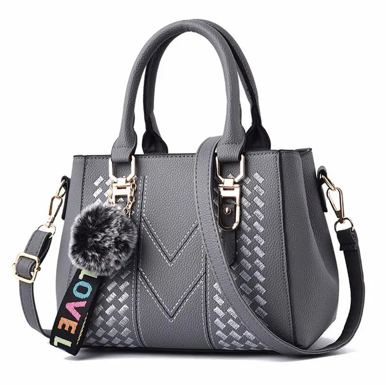 Sac bandoulière femme en similicuir multi-poche -Veana