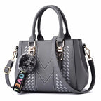 Sac bandoulière femme en similicuir multi-poche -Veana