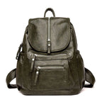 Sac à Dos Cuir Vintage Femme Marron | Luna