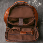 Sac à Dos Cuir Homme Femme Marron Vintage | Théo