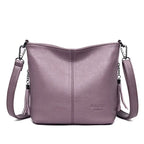 Sac bandoulière femme en similicuir grande capacité - Lara
