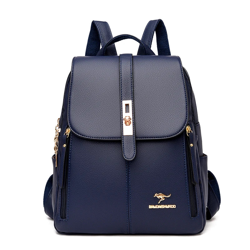 Sac à Dos en Cuir Femme Noir | Sofia