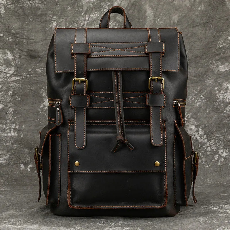 Sac à Dos Cuir Homme Marron | Bastien