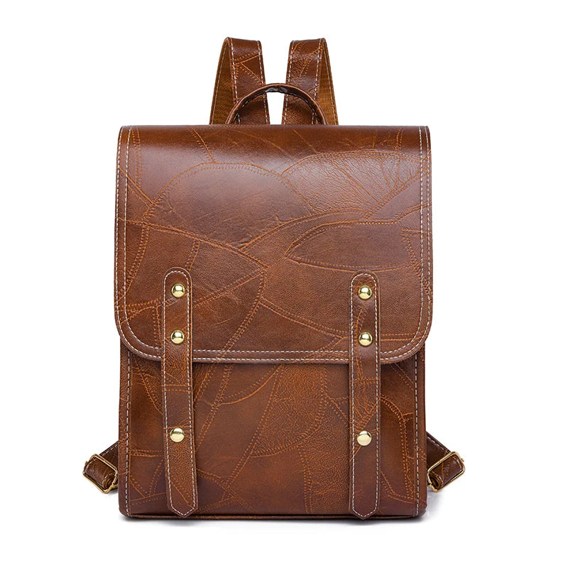 Sac à Dos Femme Élégant Marron | Iris