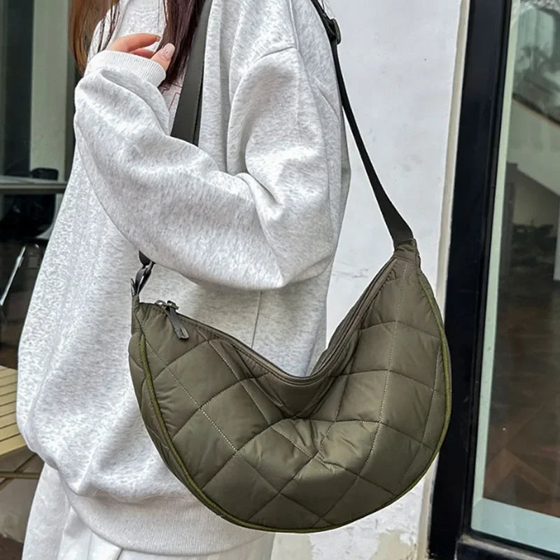 Sac Bandoulière demi Lune femme grande capacité - Sevan