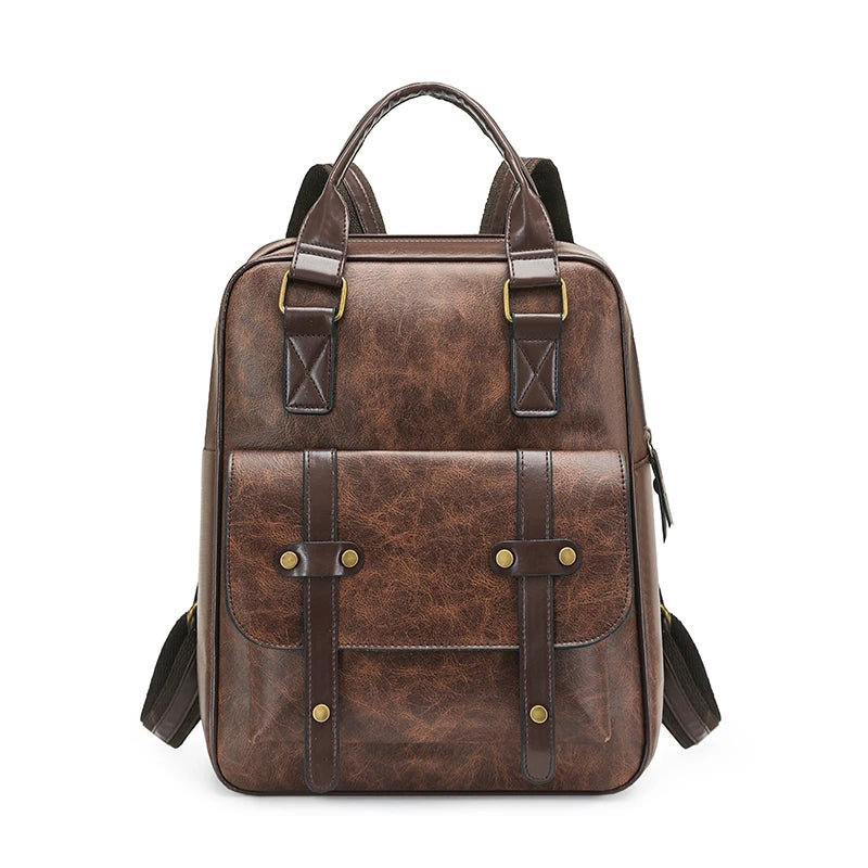 Sac à Dos Femme Style Vintage Marron | Margaux