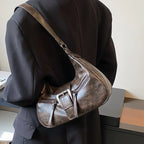 Sac bandoulière femme en similicuir avec sangle réglable - Loris