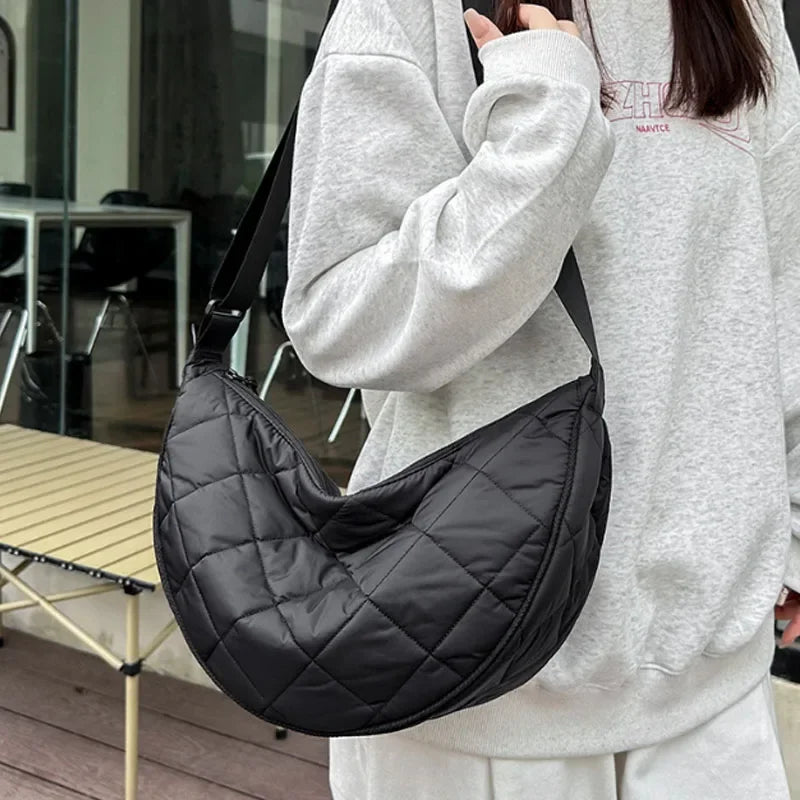 Sac Bandoulière demi Lune femme grande capacité - Sevan
