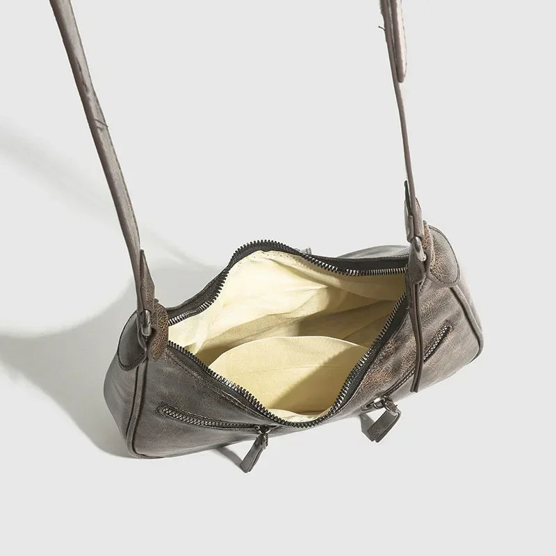 Sac bandoulière femme en similicuir avec sangle réglable - Loris