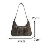 Sac bandoulière femme en similicuir avec sangle réglable - Loris