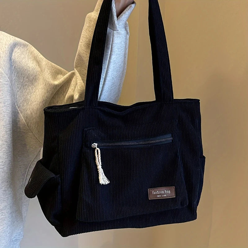 Sac bandoulière multi-poches grande capacité - Aline