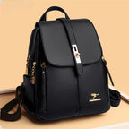 Sac à Dos en Cuir Femme Noir | Sofia