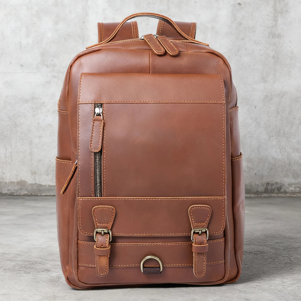 Sac à Dos Cuir Homme Café | Bastien II
