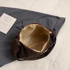 Sac bandoulière doux spacieux - Leopard