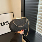 Sac bandoulière femme de soirée à paillettes avec chaîne élégante - Lumièra