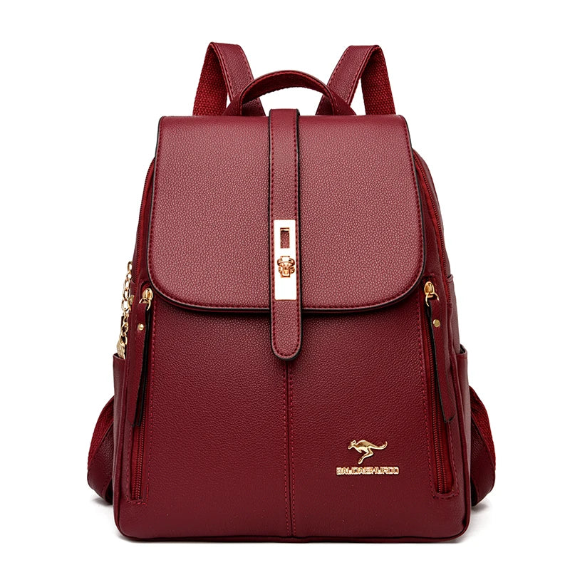 Sac à Dos en Cuir Femme Noir | Sofia