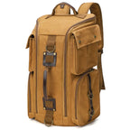 Sac à Dos Vintage Toile Homme Femme Marron | Axel