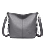Sac bandoulière femme en similicuir grande capacité - Lara