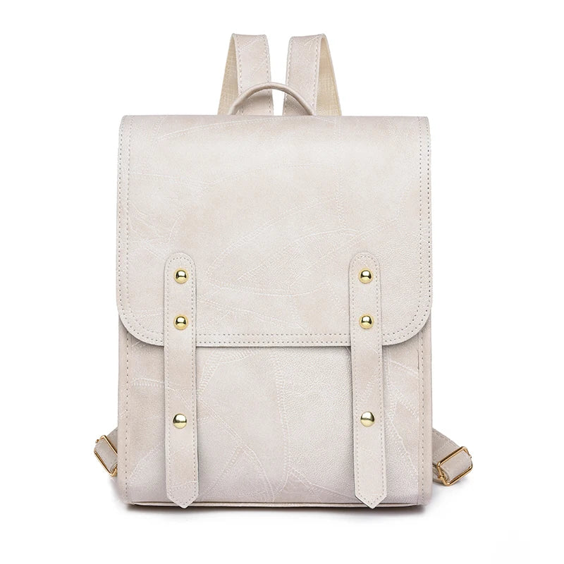 Sac à Dos Femme Élégant Marron | Iris