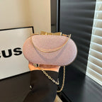 Sac bandoulière femme de soirée à paillettes avec chaîne élégante - Lumièra