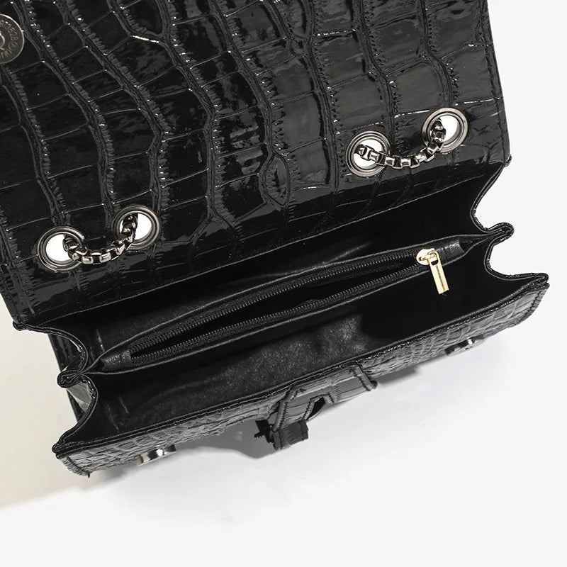 Sac bandoulière femme élégant à chaîne pour soirées et événements - Noctara