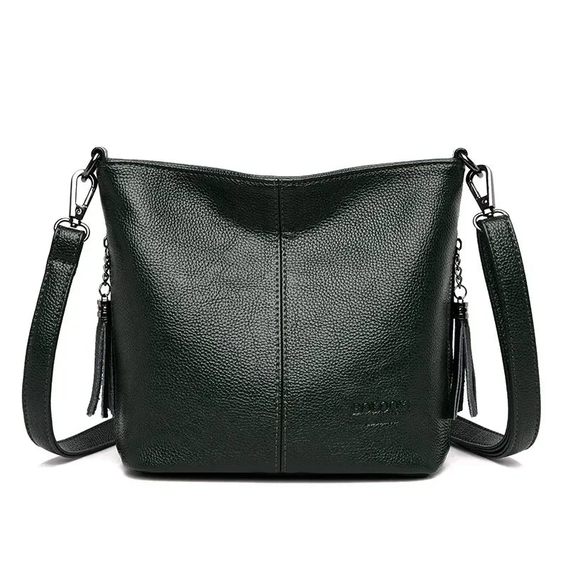 Sac bandoulière femme en similicuir grande capacité - Lara