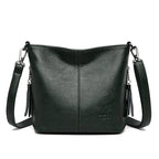 Sac bandoulière femme en similicuir grande capacité - Lara