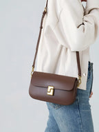 Sac Bandoulière Femme en similicuir à Fermoir Métallique - Milano