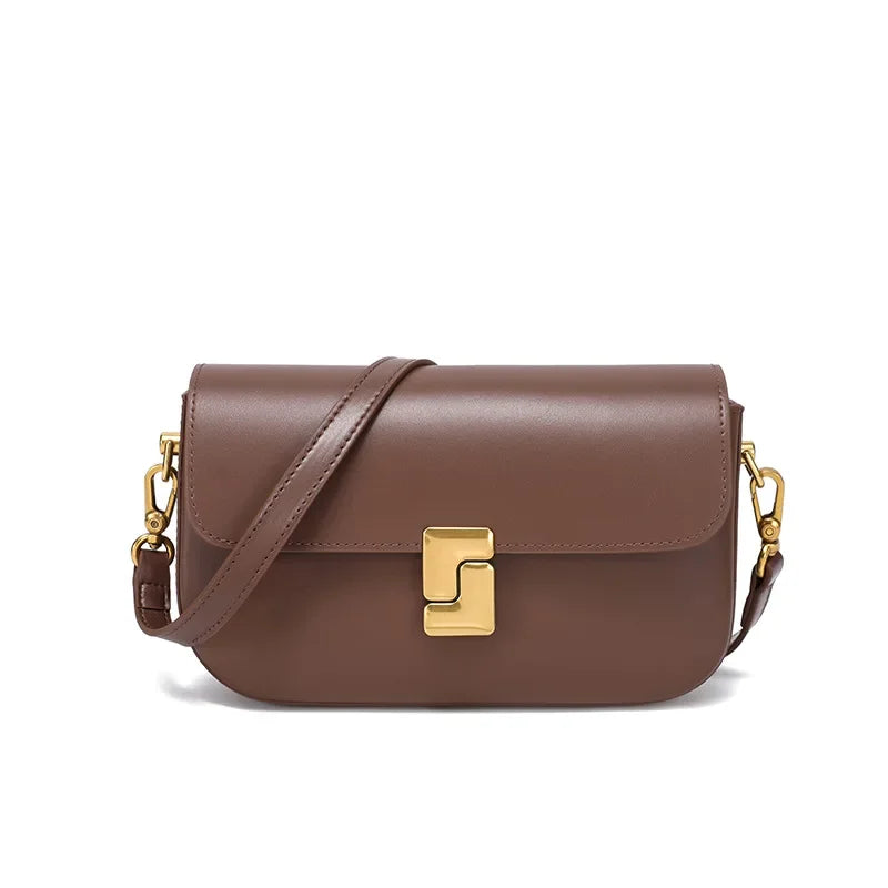 Sac Bandoulière Femme en similicuir à Fermoir Métallique - Milano