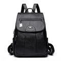 Sac à Dos en Cuir Pour Femme Noir | Camille