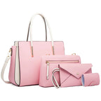 Sac bandoulière femme en similicuir 4 Pièces - Lysa