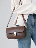 Sac Bandoulière Femme en similicuir à Fermoir Métallique - Milano