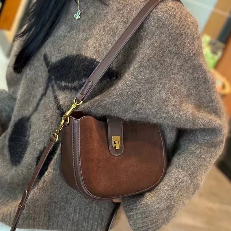 Sac bandoulière femme en cuir élégant et spacieux - LUXORA