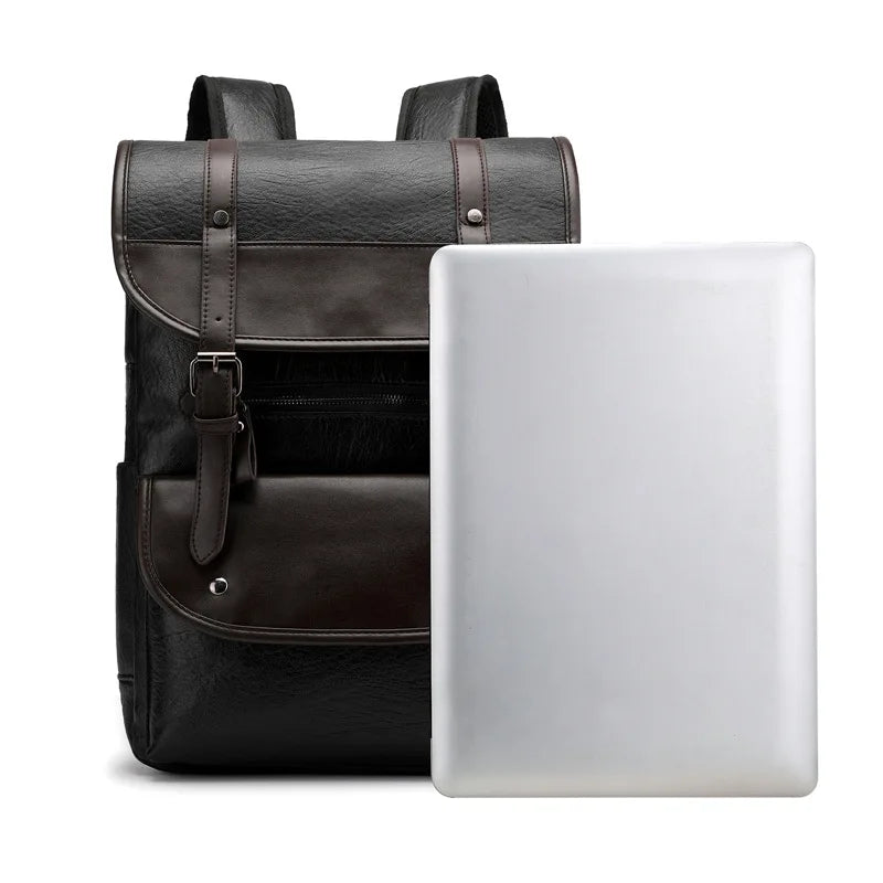 Sac à Dos Homme Cuir Marron Foncé  | Alex