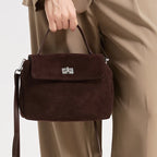 Sac bandoulière femme en daim élégant - Talina