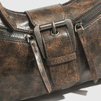 Sac bandoulière femme en similicuir avec sangle réglable - Loris