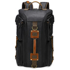 Sac à Dos Vintage Toile Homme Femme Marron | Axel