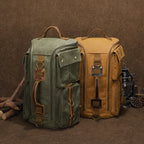 Sac à Dos Vintage Toile Homme Femme Marron | Axel