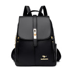 Sac à Dos en Cuir Femme Noir | Sofia