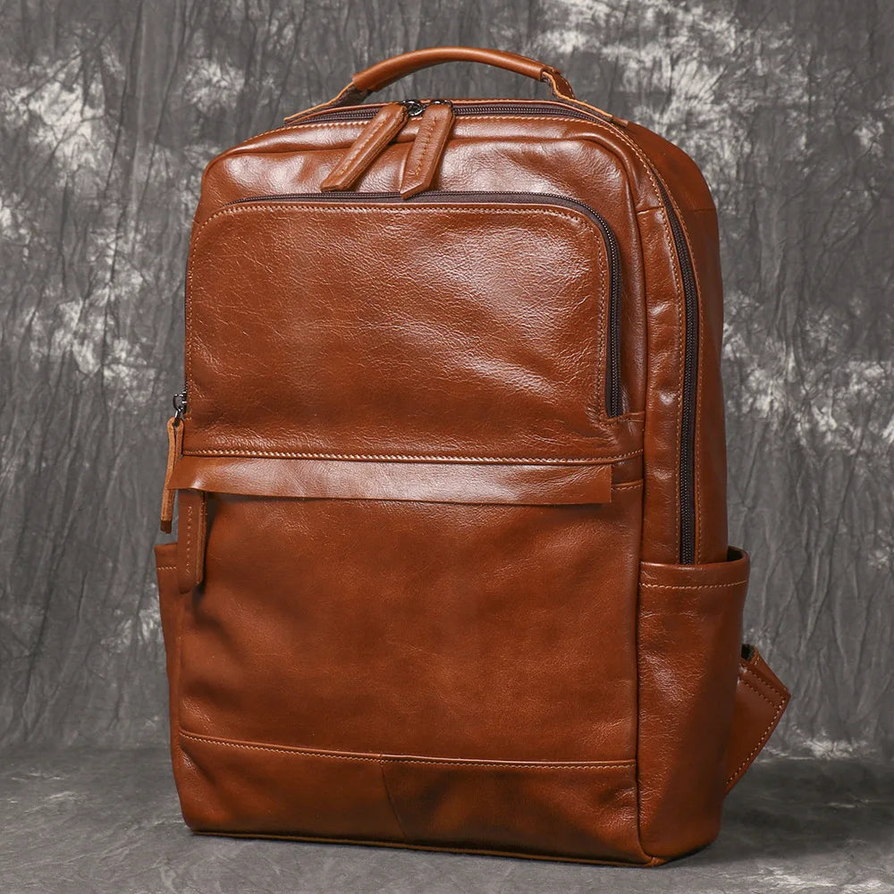 Sac à Dos Cuir Homme Femme Marron Vintage | Théo