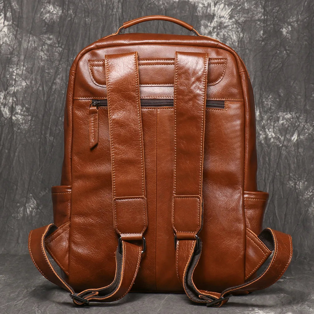 Sac à Dos Cuir Homme Femme Marron Vintage | Théo