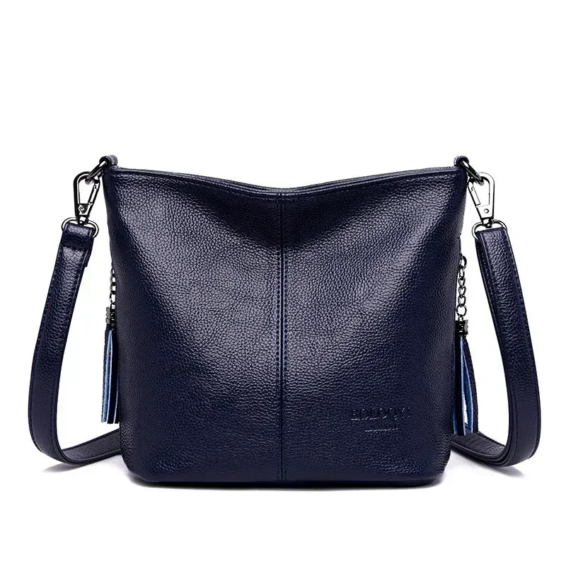 Sac bandoulière femme en similicuir grande capacité - Lara