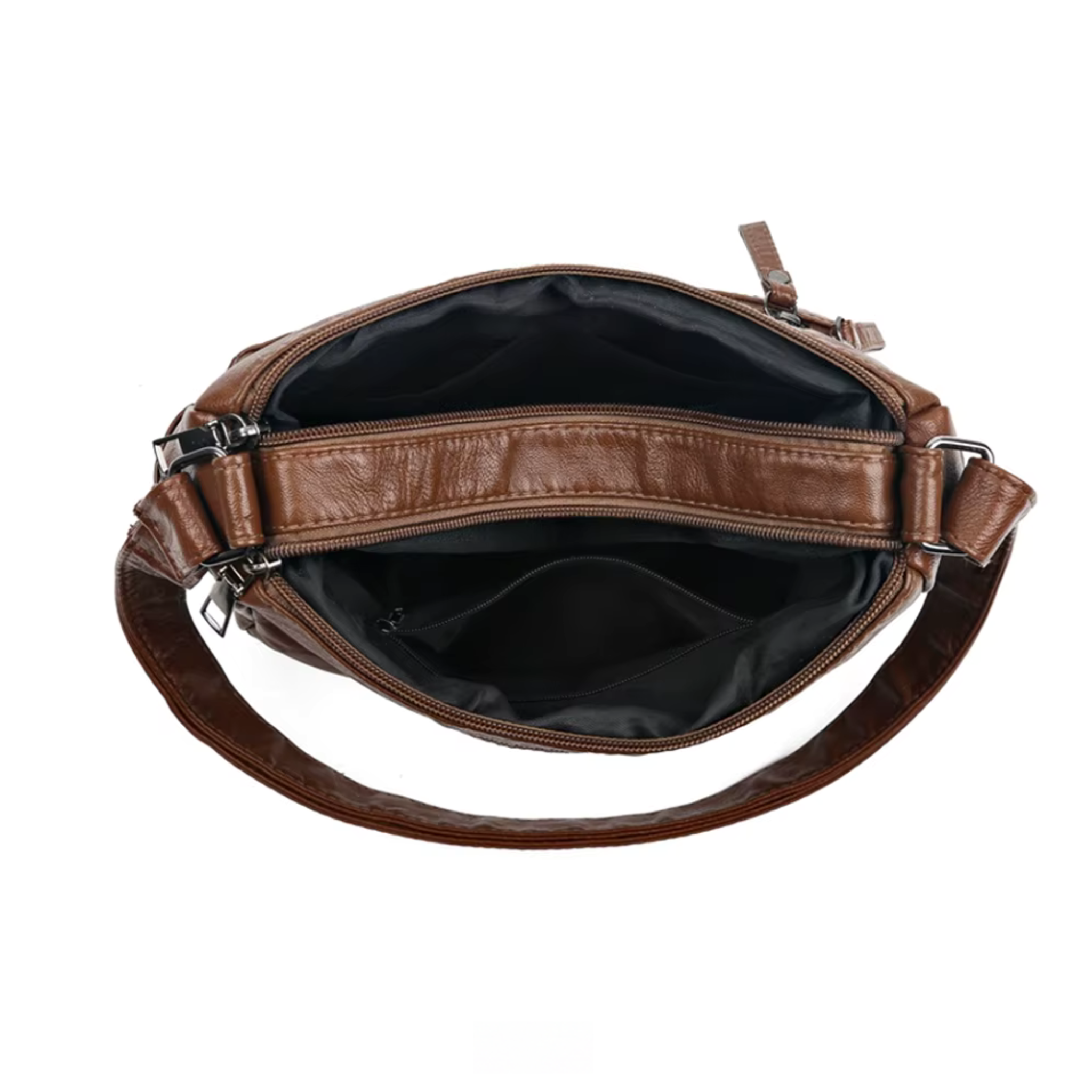 Sac Bandoulière Femme Vintage Multi-Poches - Lyne