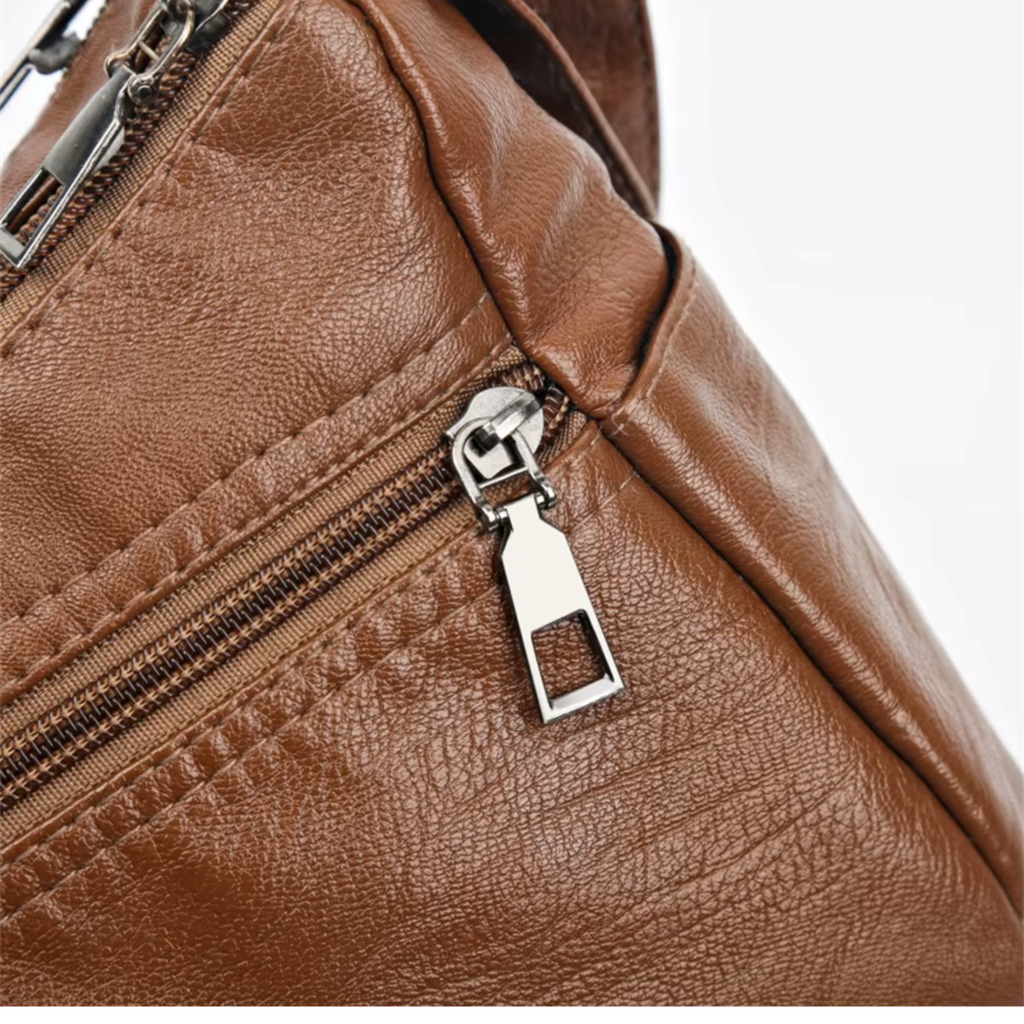 Sac Bandoulière Femme Vintage Multi-Poches - Lyne