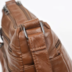 Sac Bandoulière Femme Vintage Multi-Poches - Lyne