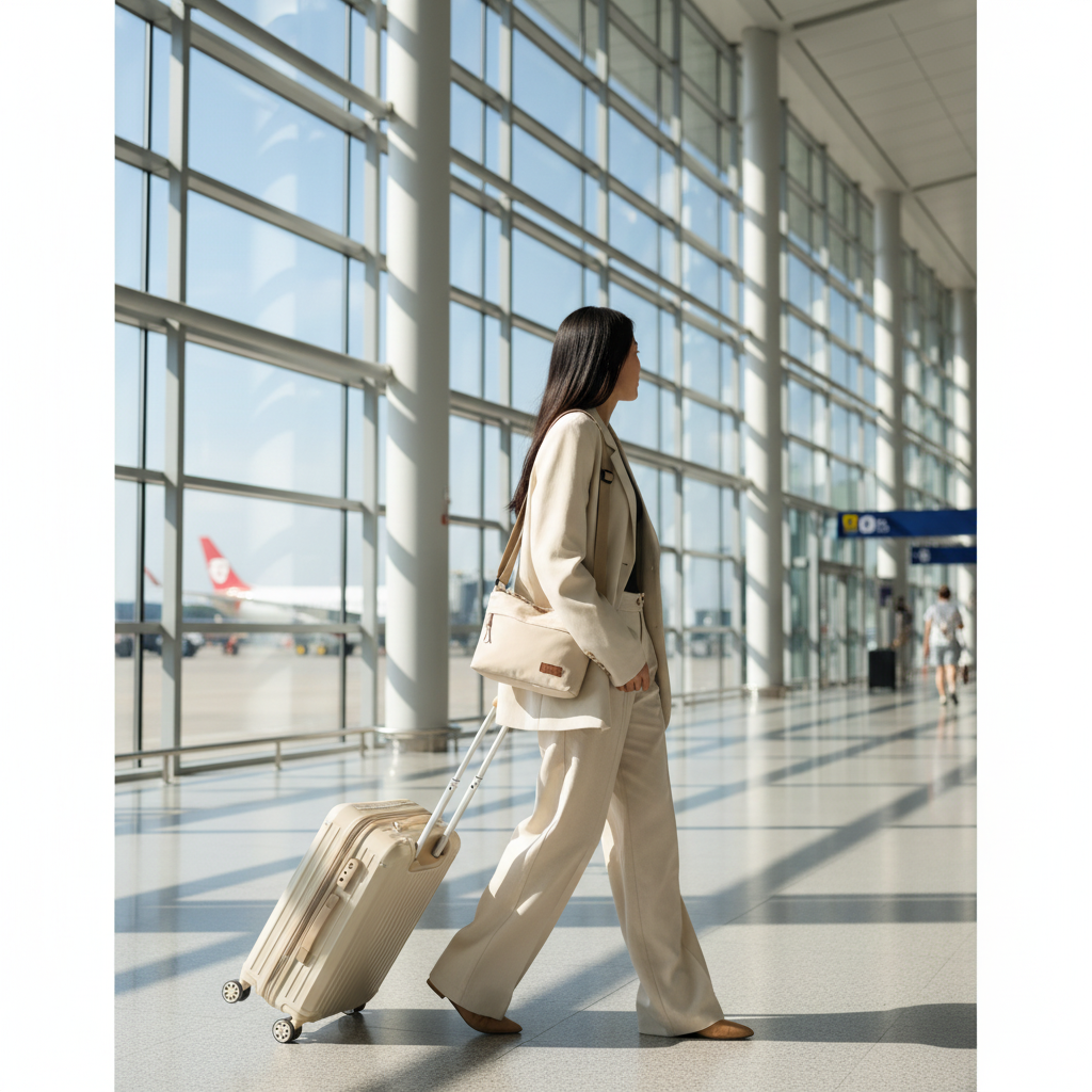 Aéroport beige
