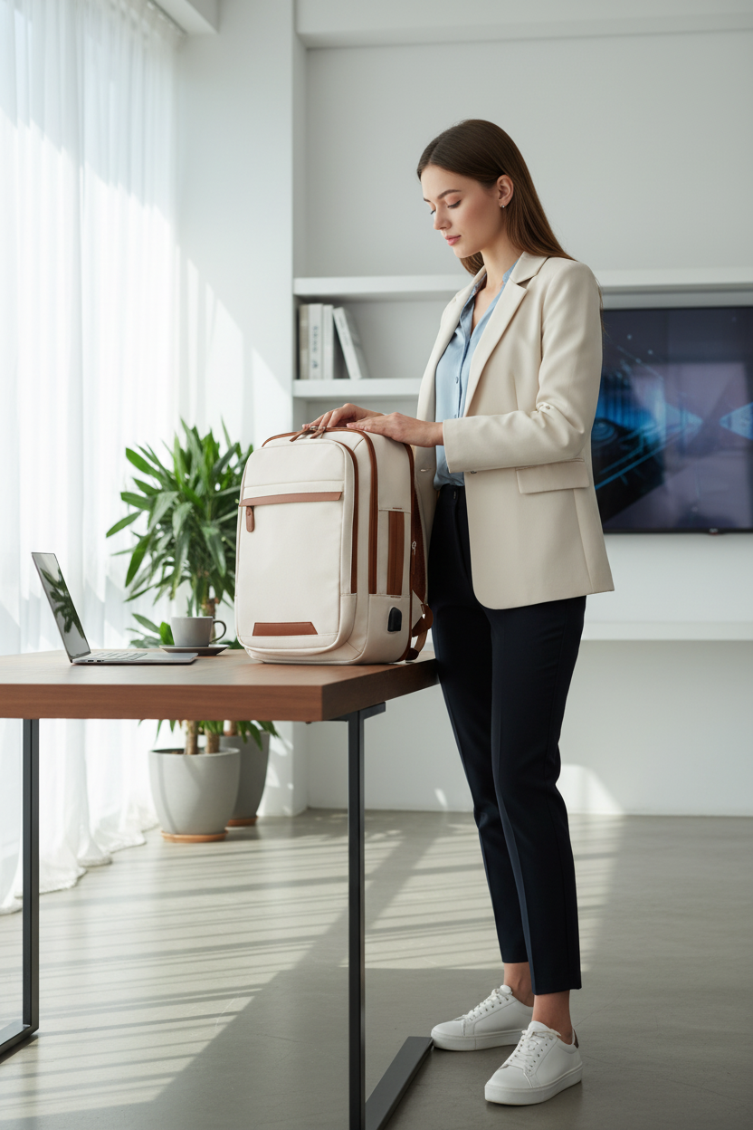 Bureau beige femme